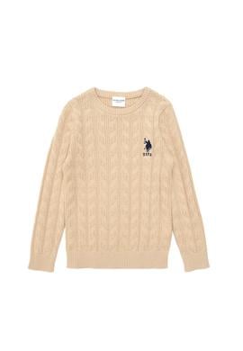 Erkek Çocuk Kum Basic Bisiklet Yaka Kazak - 50293551067