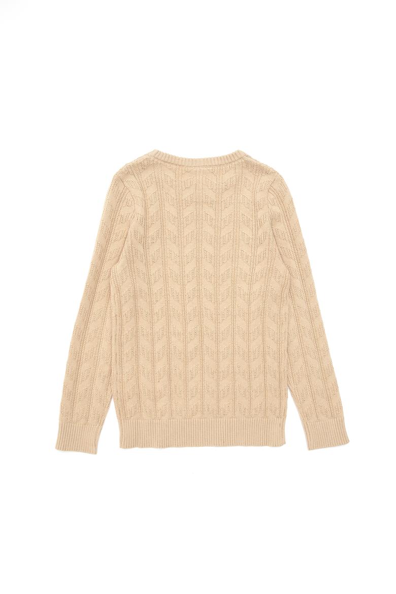 Erkek Çocuk Kum Basic Bisiklet Yaka Kazak - 50293551067