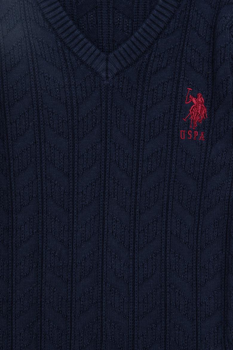 Erkek Çocuk Lacivert Basic V Yaka Kazak - 50293535005