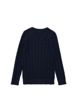 Erkek Çocuk Lacivert Basic V Yaka Kazak - 50293535005