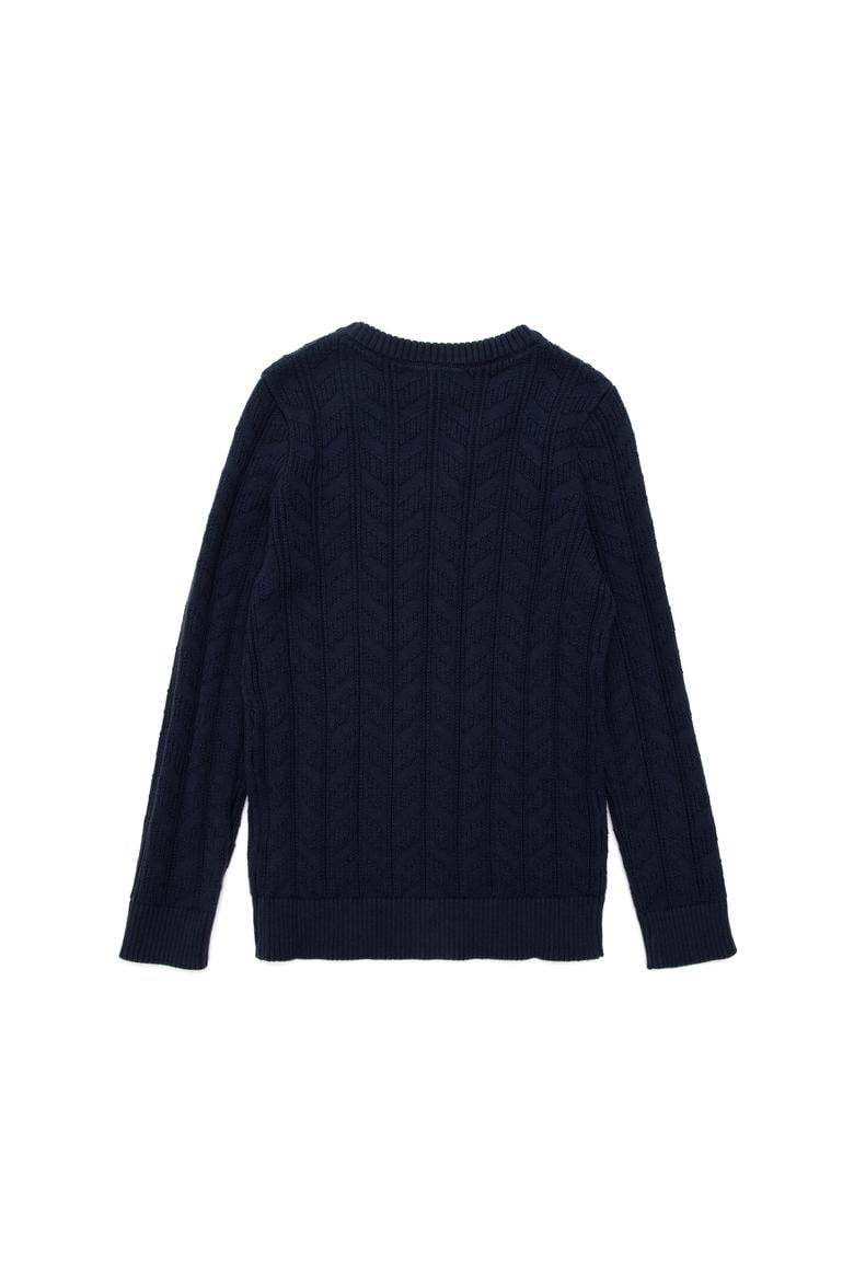 Erkek Çocuk Lacivert Basic V Yaka Kazak - 50293535005