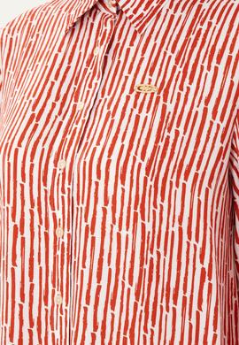 Kadın Kiremit Uzun Kollu Gömlek - 50289904035