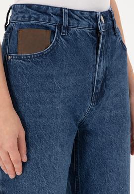 Kadın Mavi Jean Pantolon - 50296464005