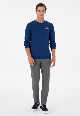 Erkek Antrasit Melanj Eşofman Altı - 50295168056