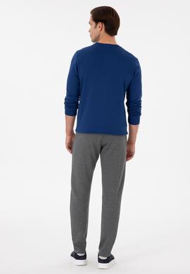 Erkek Antrasit Melanj Eşofman Altı - 50295168056