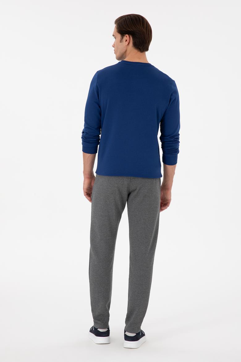 Erkek Antrasit Melanj Eşofman Altı - 50295168056