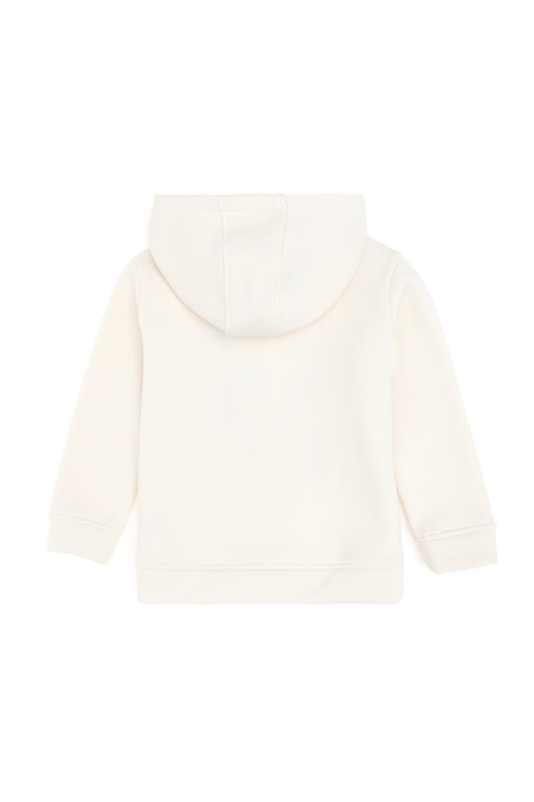 Kız Çocuk Krem Renkli Logolu Kapüşonlu Sweatshirt - 50290715010