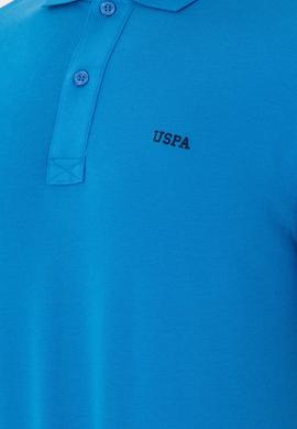Erkek Regular Fit Polo Yaka Saks Basic Tişört - 50284641117