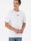 Erkek Oversize Fit Bisiklet Yaka Beyaz Tişört