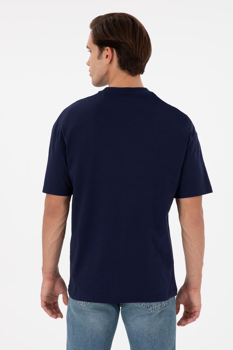 Erkek Lacivert Tişört - 50289283019