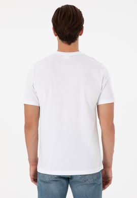 Erkek Beyaz Basic Tişört - 50294224003