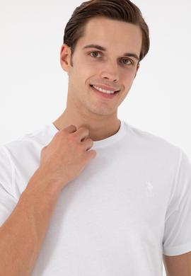 Erkek Beyaz Basic Tişört - 50294224003