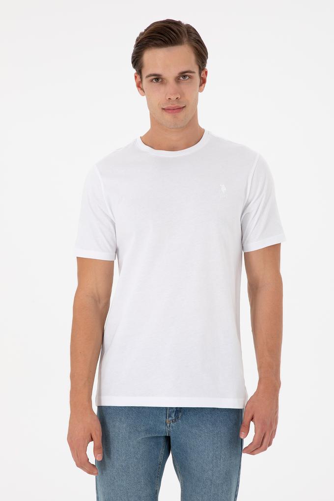 Erkek Beyaz Basic Tişört