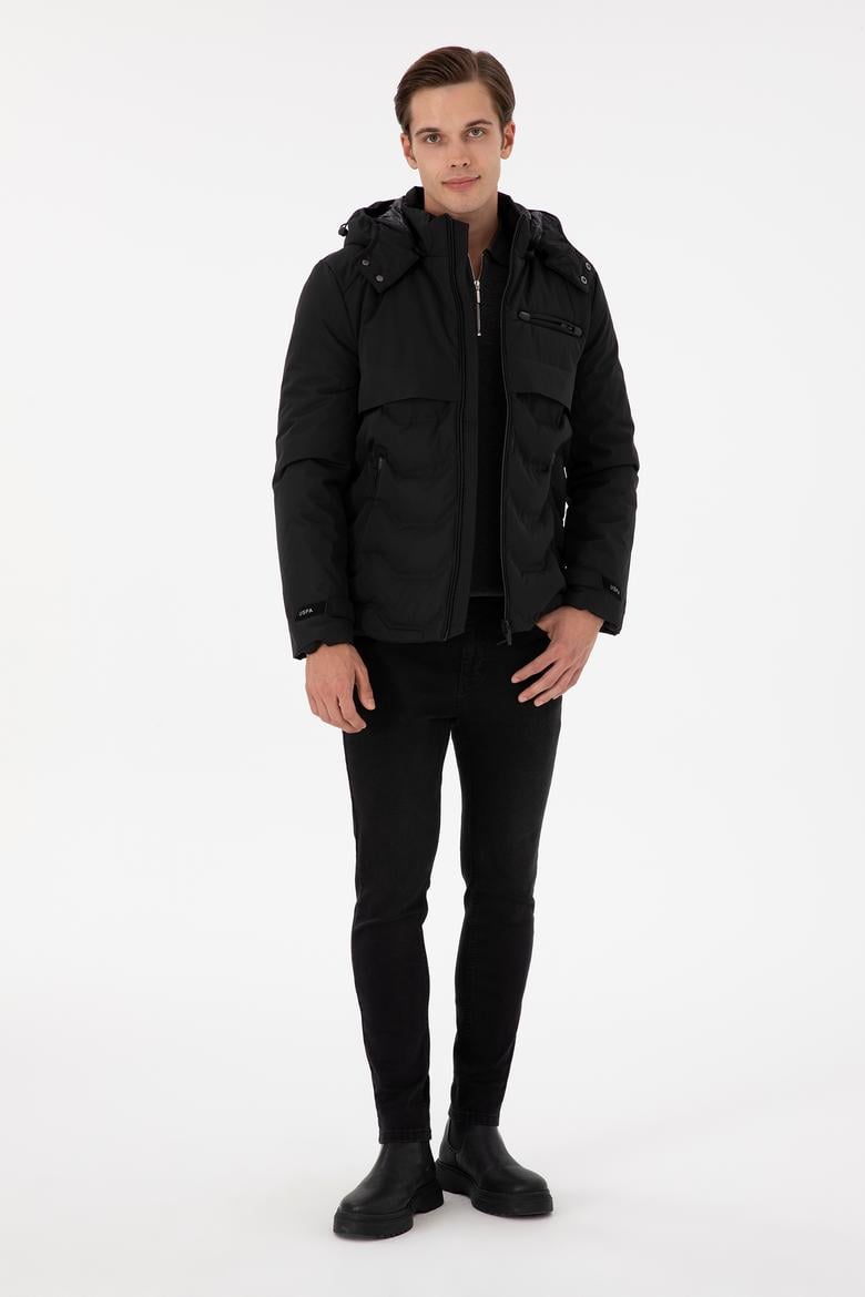 Erkek Siyah Mont - 50290736025