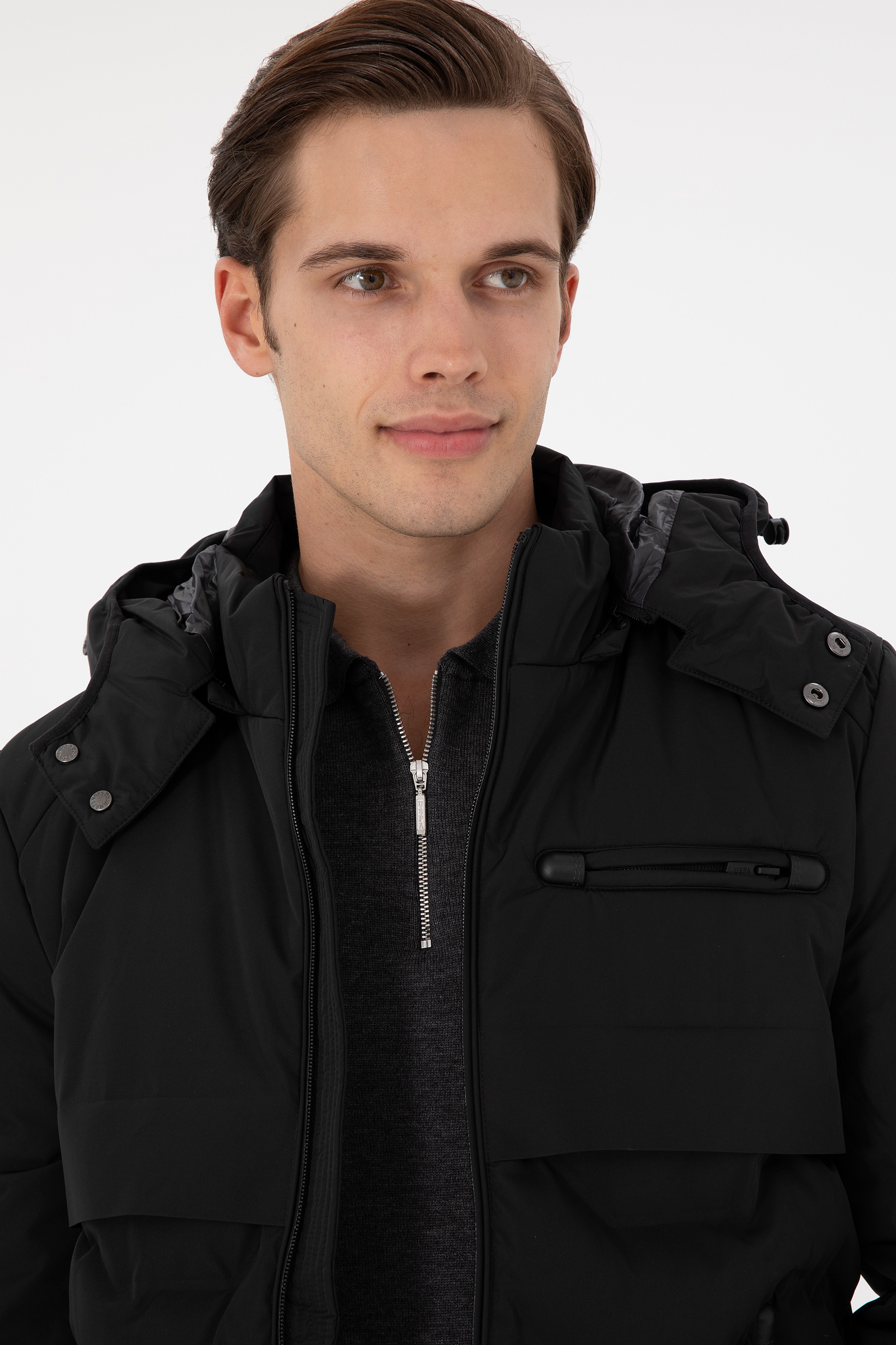 Erkek Siyah Mont - Image 2