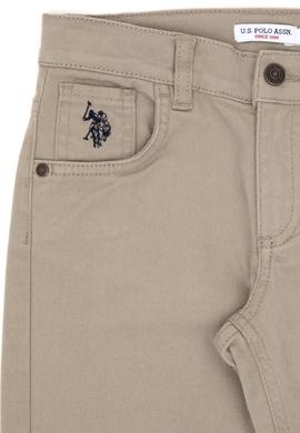 Erkek Çocuk Açık Haki Kanvas Pantolon - 50298564047