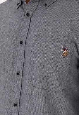 Erkek Lacivert Uzun Kollu Gömlek - 50291391016