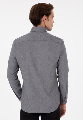 Erkek Lacivert Uzun Kollu Gömlek - 50291391016