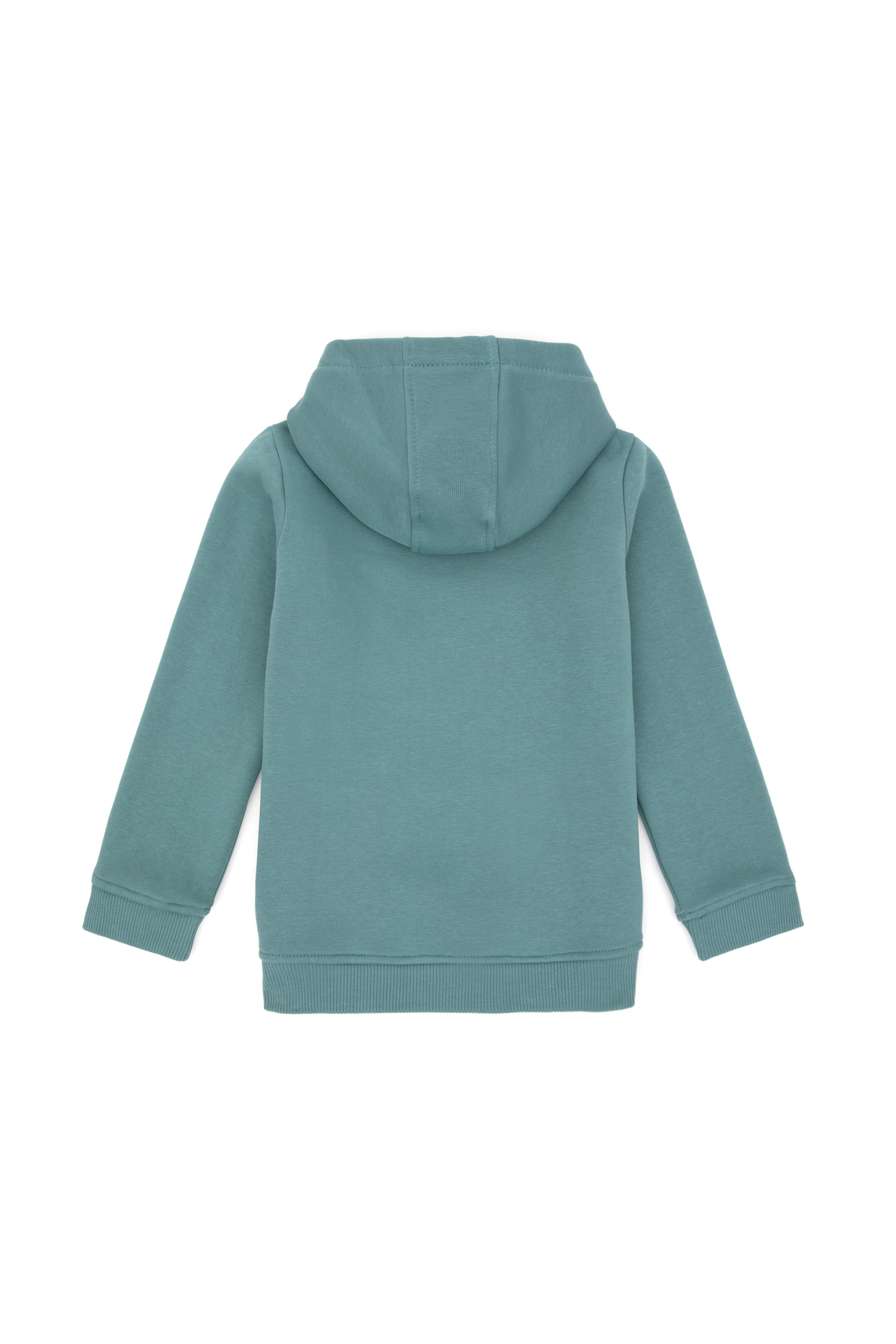Kız Çocuk Mint Kapüşonlu Basic Sweatshirt - Image 2