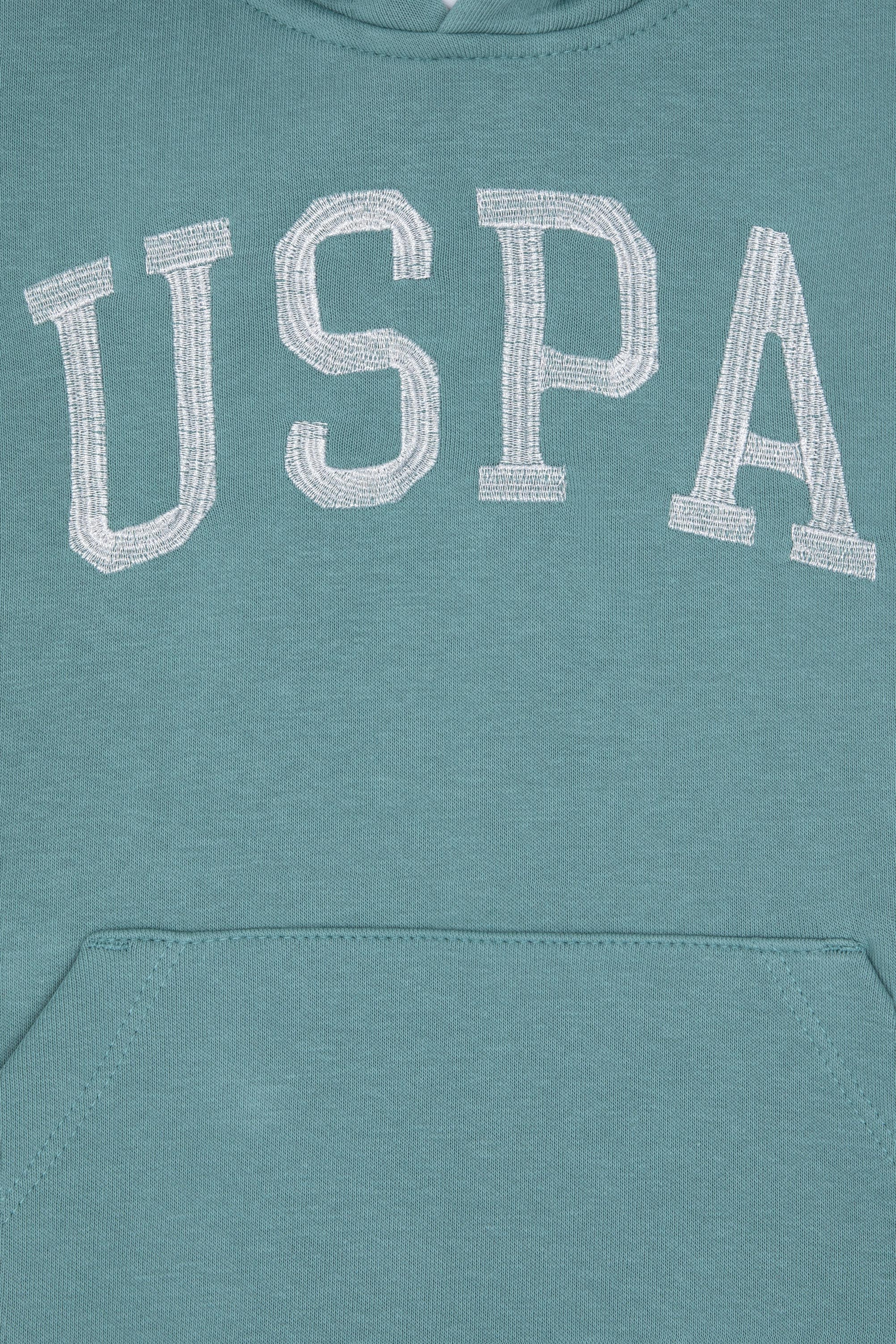 Kız Çocuk Mint Kapüşonlu Basic Sweatshirt