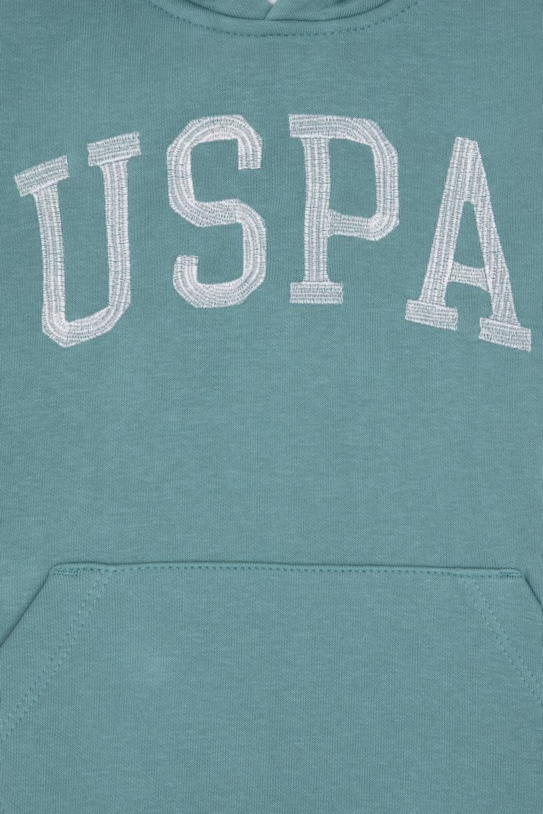 Kız Çocuk Mint Kapüşonlu Basic Sweatshirt - 50296388103