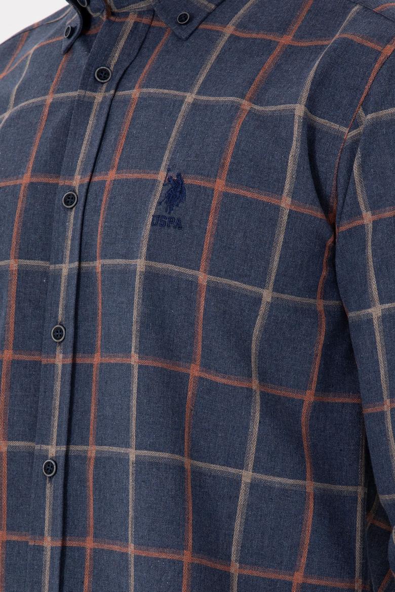 Erkek Lacivert Uzun Kollu Gömlek - 50296535001