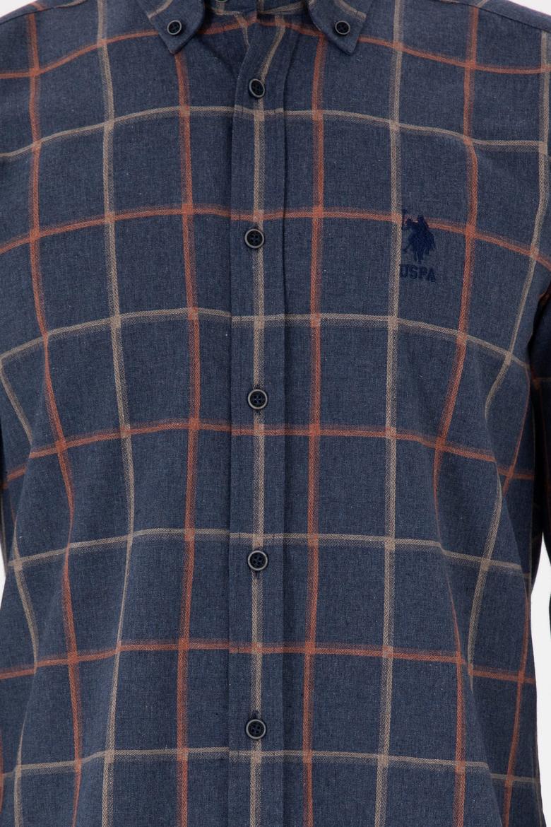 Erkek Lacivert Uzun Kollu Gömlek - 50296535001