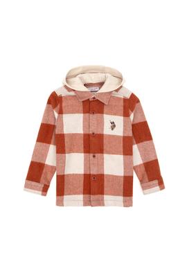 Erkek Çocuk Kiremit Uzun Kollu Gömlek - 50296876007