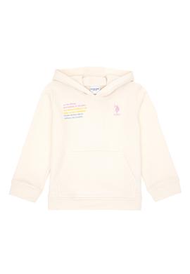 Kız Çocuk Krem Kapüşonlu Sweatshirt - 50290725006