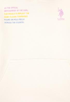 Kız Çocuk Krem Kapüşonlu Sweatshirt - 50290725006