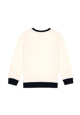 Erkek Çocuk Krem Bisiklet Yaka Sweatshirt - 50290761006