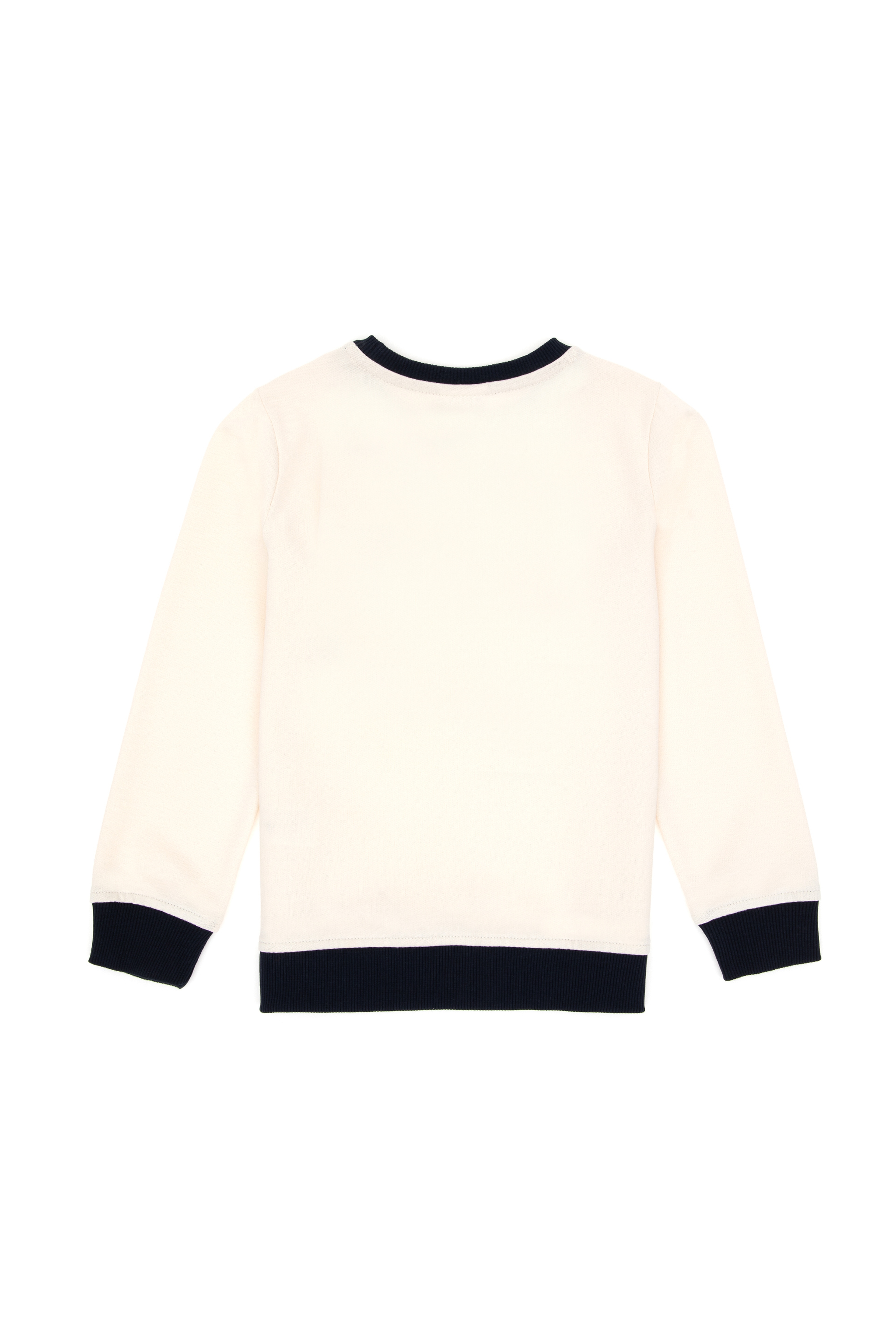 Erkek Çocuk Krem Bisiklet Yaka Sweatshirt