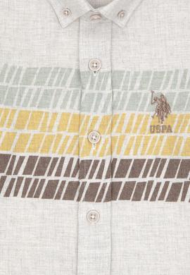 Erkek Çocuk Ekru Uzun Kollu Gömlek - 50297397018