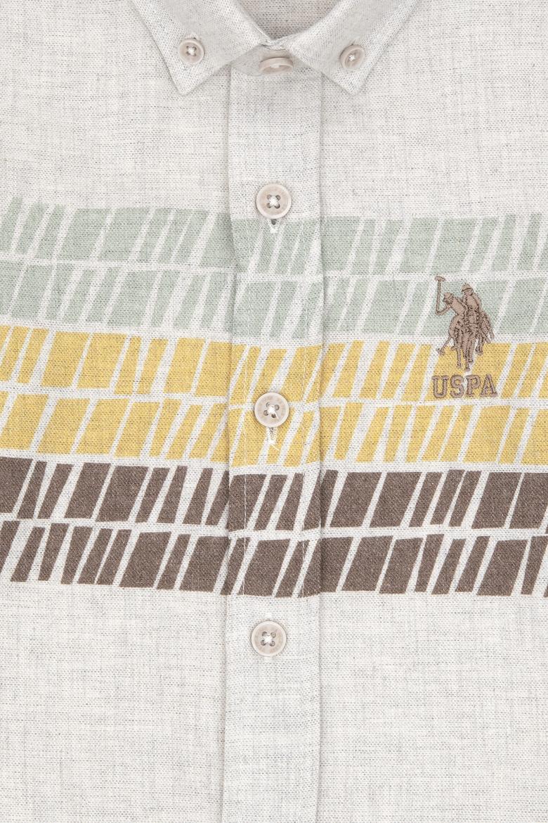 Erkek Çocuk Ekru Uzun Kollu Gömlek - 50297397018