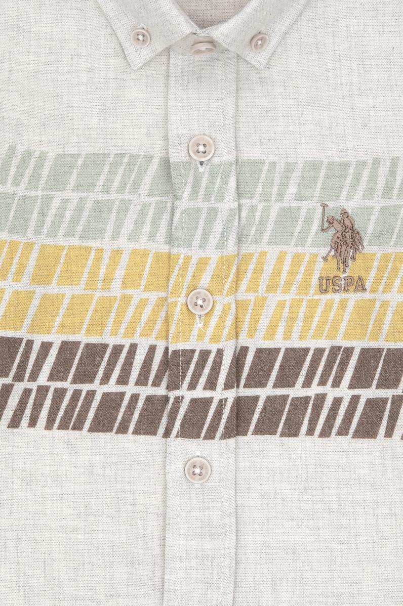 Erkek Çocuk Ekru Uzun Kollu Gömlek