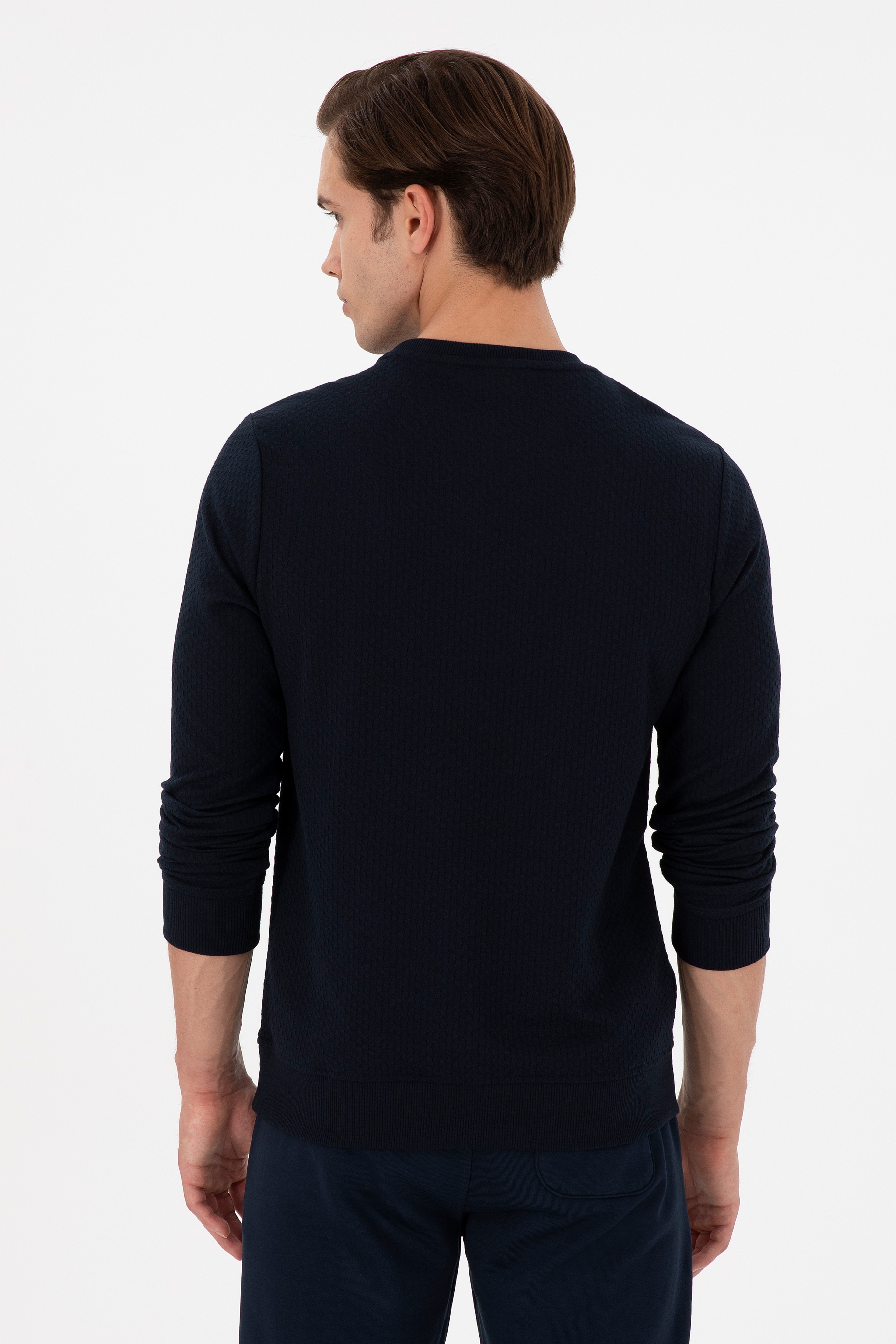 Erkek Lacivert Sweatshirt