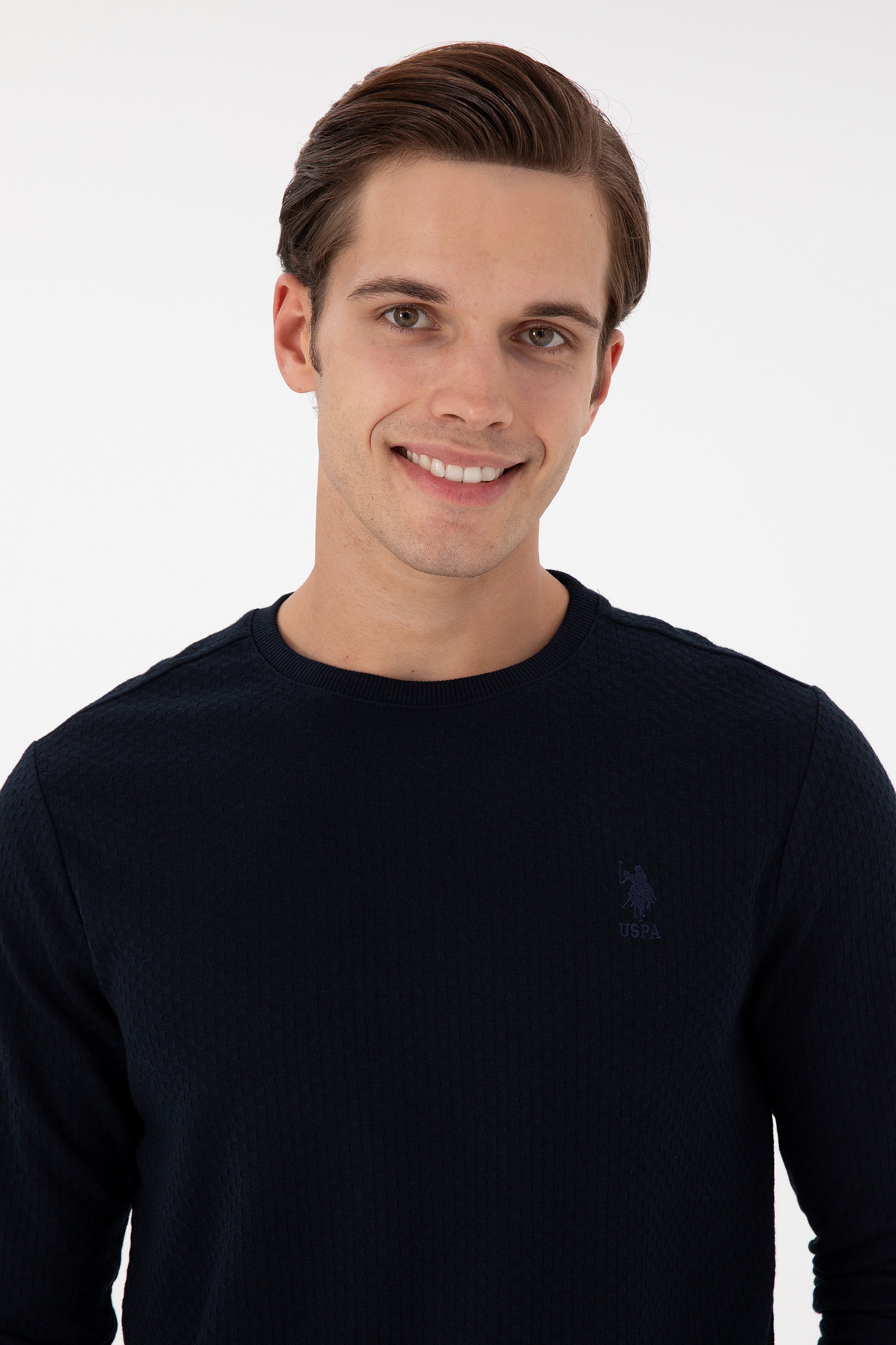 Erkek Lacivert Sweatshirt - Image 2