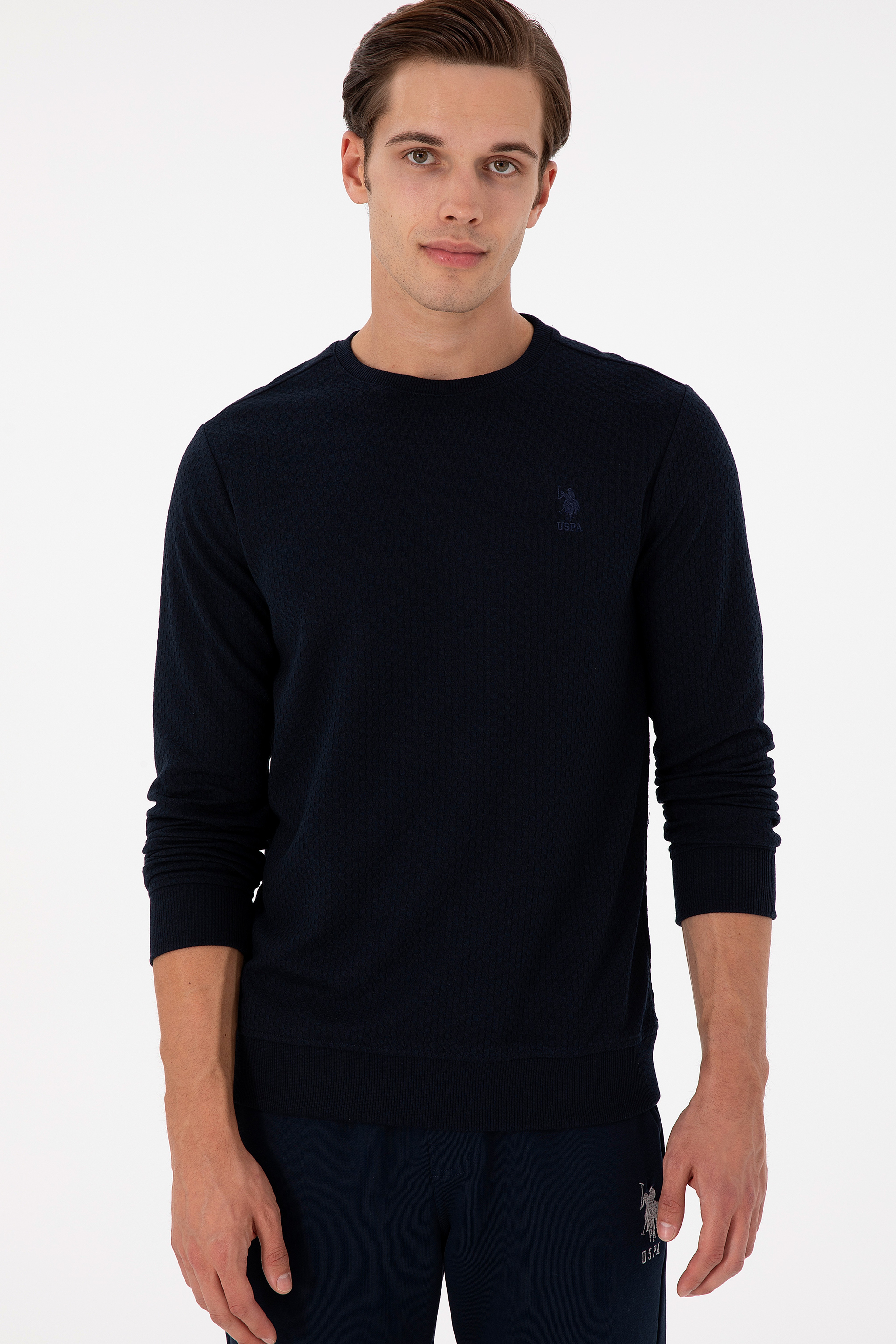 Erkek Lacivert Sweatshirt