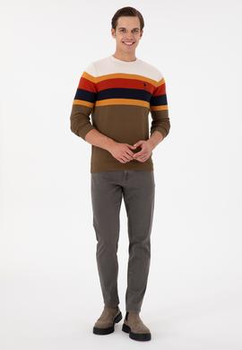 Erkek Haki Kazak - 50292866008