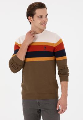 Erkek Haki Kazak - 50292866008