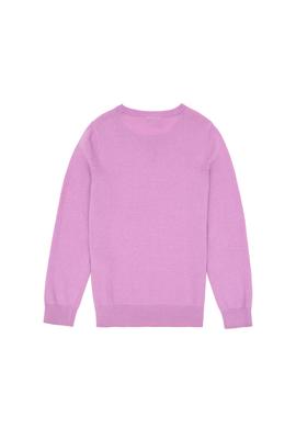 Kız Çocuk Lila Basic Bisiklet Yaka Kazak - 50288894016