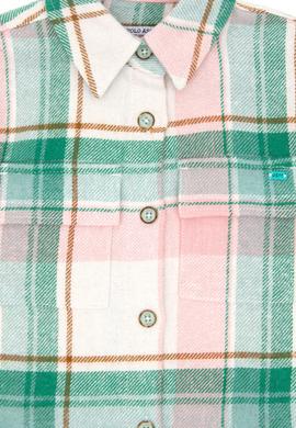 Kız Çocuk Somon Uzun Kollu Gömlek - 50292364009