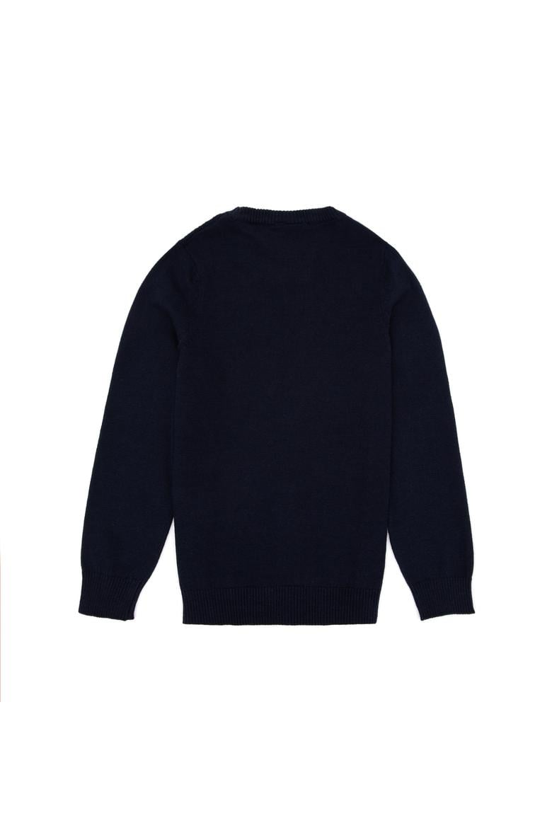 Erkek Çocuk Lacivert Basic Bisiklet Yaka Kazak - 50288890040