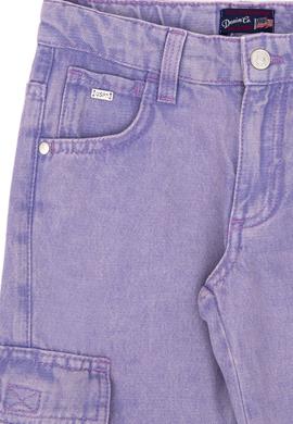 Kız Çocuk Menekşe Jean Pantolon - 50291146006