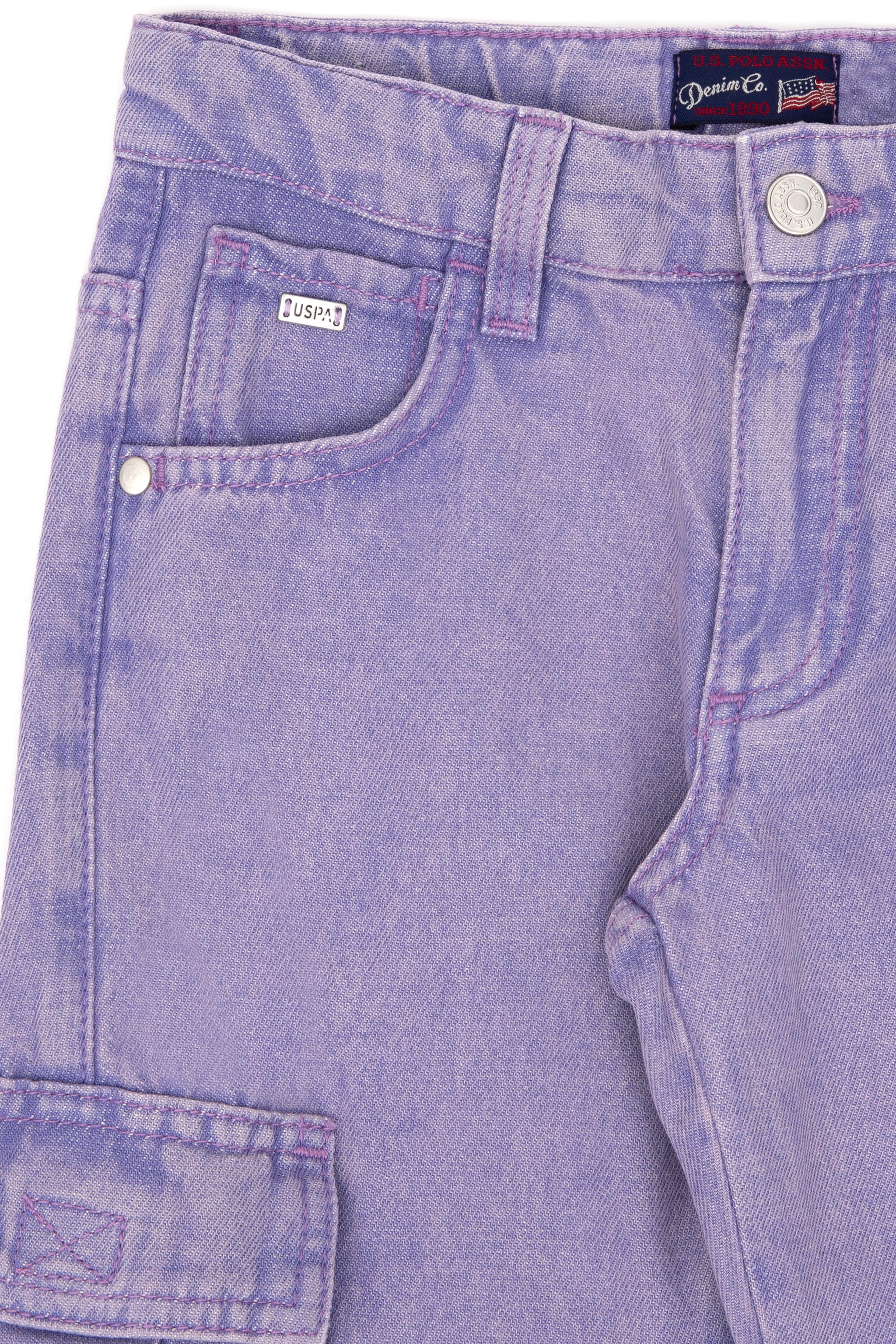 Kız Çocuk Menekşe Jean Pantolon - Image 6