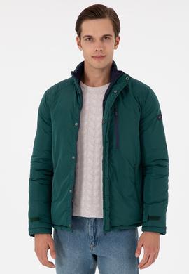 Erkek Koyu Yeşil Mont - 50293349004