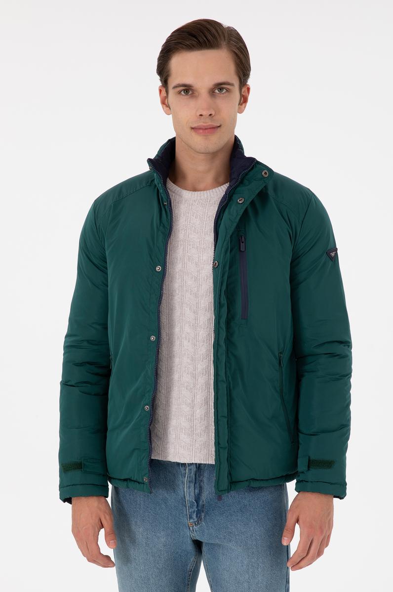 Erkek Koyu Yeşil Mont