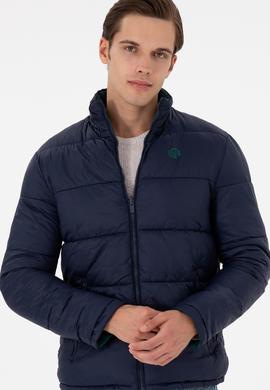 Erkek Koyu Yeşil Mont - 50293349004