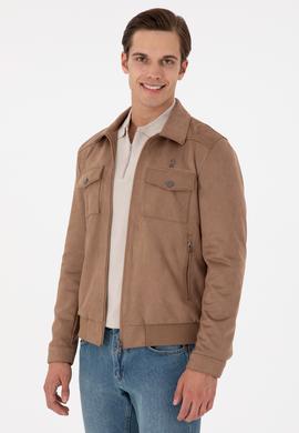 Erkek Vizon Deri Ceket - 50297245006