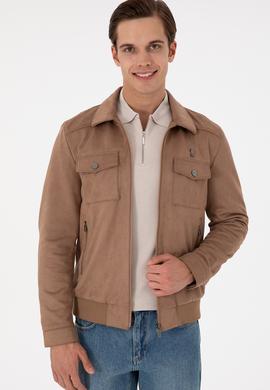 Erkek Vizon Deri Ceket - 50297245006